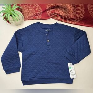 Carter's Quilted Navy Blue Top 24 Months NWT